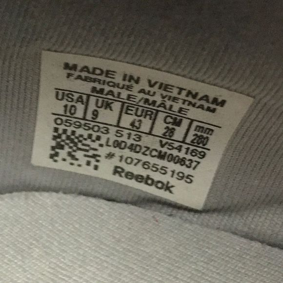 Reebok Classic Leather R12 'Stash' Black/Red Suede Shoes V54169 Men's Size 10 - Picture 11 of 12